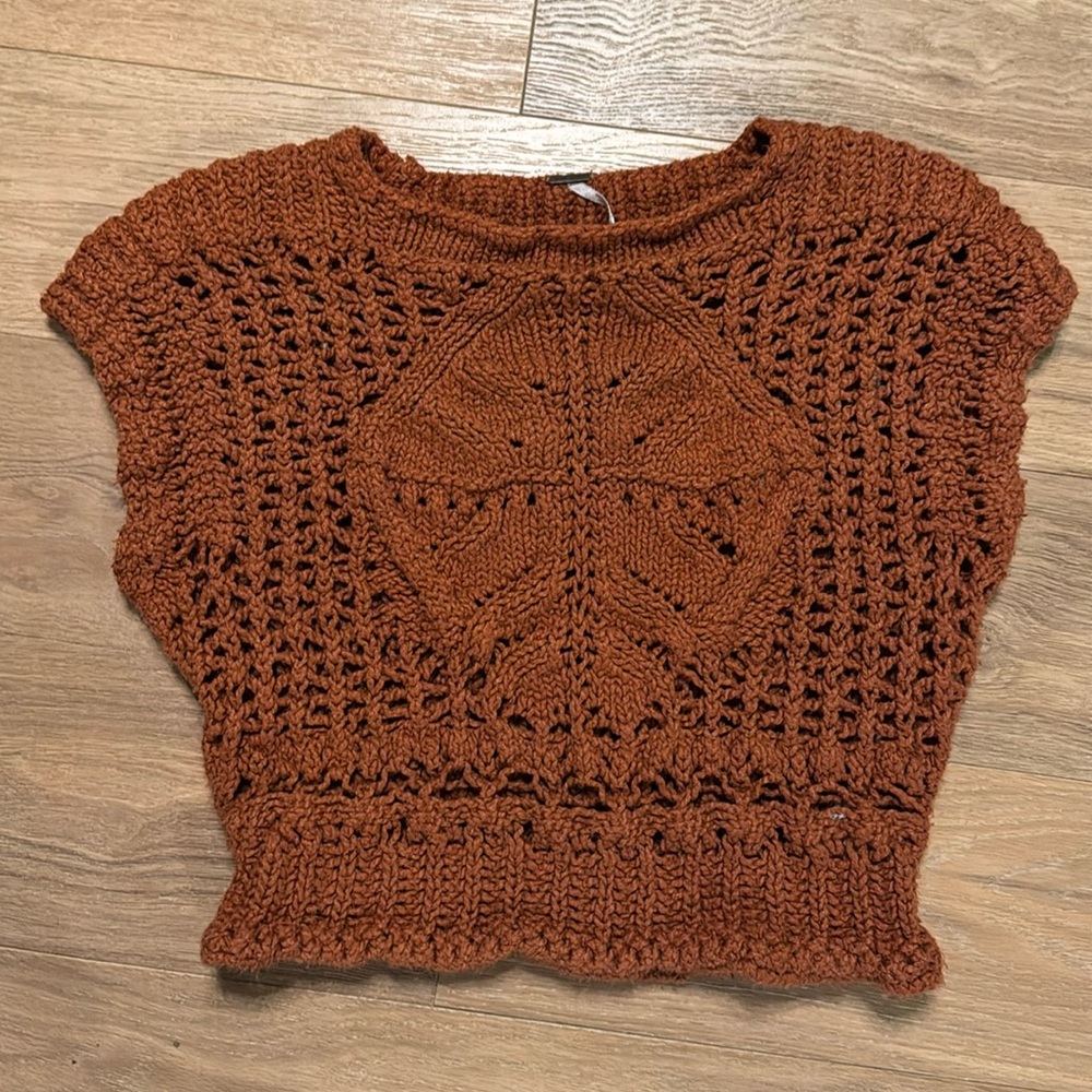 Free People short sleeve sweater